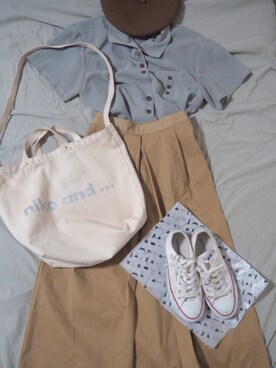 「sango（sango）のアイテム（帽子）」を使った、ぴさん（レディース・152cm）の秋コーディネート