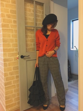 「MK MICHEL KLEIN HOMME （エムケーミッシェルクランオム）のアイテム」を使った、reiさん（レディース・160cm）の秋コーディネート