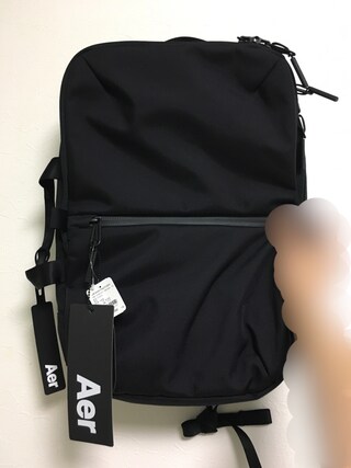 yuuking（ユウキング）使用「Aer（Aer(エアー)  TRAVEL COLLECTION Flight Pack 2 フライトパック バッグパック ショルダーバッグ ブリーフケース）」的時尚穿搭