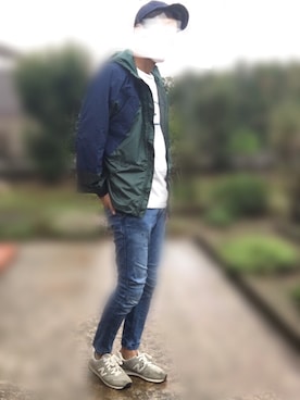 「Another Edition（アナザーエディション）のアイテム（帽子）」を使った、RINさん（メンズ・180cm）の秋コーディネート