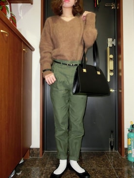 ぶーcmさん（レディース・159cm）の冬コーディネート