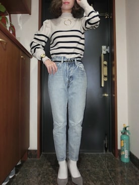 ぶーcmさん（レディース・159cm）の冬コーディネート