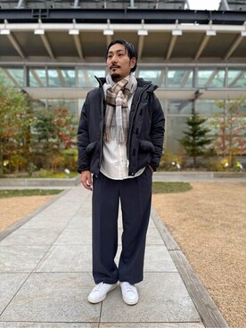 「417 EDIFICE（フォーワンセブンエディフィス）のアイテム（シューズ）」を使った、daiさん（メンズ・171cm）の秋コーディネート
