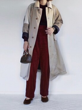 Mさん(レディース・156cm)の秋コーディネート
