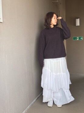 me.さん（レディース・157cm）の冬コーディネート