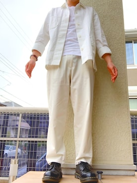 「Daniel Wellington」｜「アイテム（ブルゾン）」を使った、@kaoruさん（メンズ・177cm）の春コーディネート