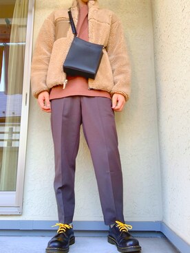 「RAGEBLUE（レイジブルー）のアイテム（ジャケット/アウター、ベージュ系）」を使った、@kaoruさん（メンズ・177cm）の秋コーディネート