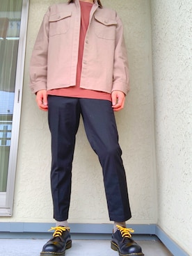 「URBAN RESEARCH（アーバンリサーチ）のアイテム（ジャケット/アウター、ベージュ系）」を使った、@kaoruさん（メンズ・177cm）の秋コーディネート