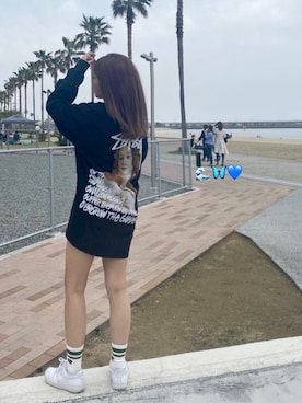 「UNDEFEATED （アンディフィーテッド）のアイテム（レッグウェア）」を使った、Eri🥀さん（レディース・156cm）の春コーディネート