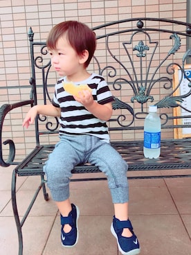 いっしんママさん（キッズ・90cm）の秋コーディネート