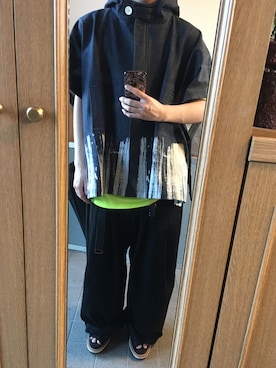 「Yohji Yamamoto（ヨウジヤマモト）のアイテム（サンダル）」を使った、kabuさん（メンズ・173cm）の夏コーディネート