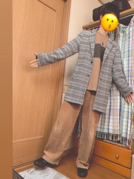 「niko and...（ニコアンド）のアイテム（アクセサリー）」を使った、🎩キョウジュ🎩さん（メンズ・179cm）の冬コーディネート