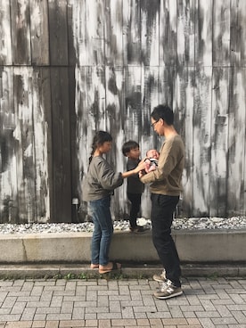 「JOURNAL STANDARD（ジャーナルスタンダード）のウエポンストレッチスリムテーパードパンツ#（その他パンツ）」を使った、ERIさん（メンズ・175cm）の秋コーディネート