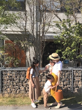 「MEZZO（メゾ）のアイテム」を使った、ERIさん（レディース・161cm）の春コーディネート