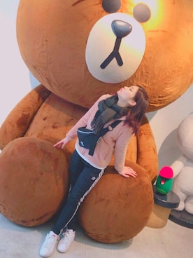 「アディダスオリジナルス」｜「アイテム（その他トップス）」を使った、sayaka :)さん（レディース・158cm）の春コーディネート
