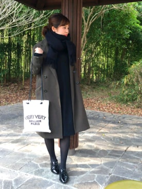 なみなみなさん(レディース・156cm)の冬コーディネート