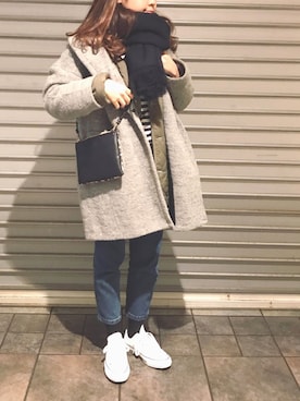 なみなみなさん（レディース・156cm）の冬コーディネート