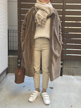 なみなみなさん（レディース・156cm）の冬コーディネート