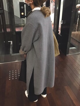 「MILKFED.（ミルクフェド）のアイテム（その他アウター）」を使った、なみなみなさん（レディース・156cm）の秋コーディネート