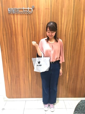 「#earth music&ecology」｜kabuさん（レディース・156cm）の夏コーディネート