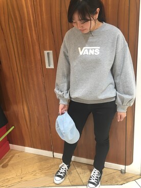 「Lee（リー）のアイテム（帽子）」を使った、kabuさん（レディース・156cm）の秋コーディネート