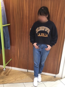 「adidas neo（アディダスネオ）のアイテム（スニーカー）」を使った、kabuさん（レディース・156cm）の春コーディネート