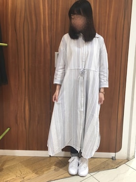 「adidas neo（アディダスネオ）のアイテム（スニーカー）」を使った、kabuさん（レディース・156cm）の春コーディネート