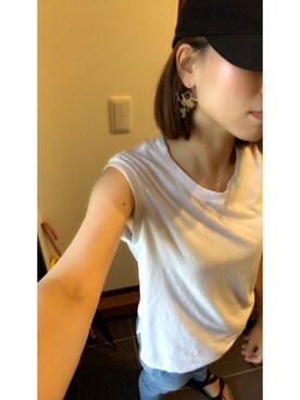「アイテム（ピアス（両耳用））」を使った、chiiikaさん（レディース・156cm・30代）の夏コーディネート