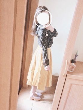 「one after another NICE CLAUP（ワンアフターアナザーナイスクラップ）のアイテム（パンプス）」を使った、sapinさん（レディース・152cm）の冬コーディネート