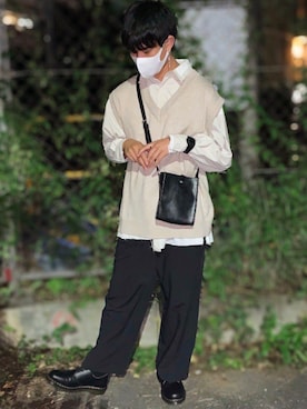 「JOINT WORKS（ジョイントワークス）のアイテム（パンツ）」を使った、yu___naoさん（メンズ・175cm）の秋コーディネート