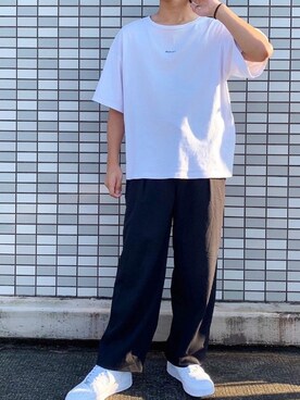 「JOINT WORKS（ジョイントワークス）のアイテム（パンツ）」を使った、yu___naoさん（メンズ・175cm）の秋コーディネート