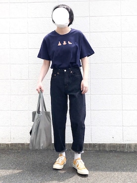 「MAISON KITSUNE」｜「アイテム（その他）」を使った、reiさん（レディース・164cm）の夏コーディネート