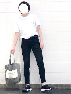「MAISON KITSUNE」｜「アイテム（その他）」を使った、reiさん（レディース・164cm）の夏コーディネート