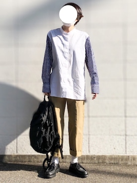 「THE SHINZONE（ザ　シンゾーン）のハイウエストチノパンツ（チノパンツ）」を使った、reiさん（レディース・164cm）の秋コーディネート