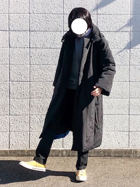「CONVERSE（コンバース）のConverse 1970s Chuck Taylor All Star Canvas Sneakers（スニーカー）」を使った、reiさん（レディース・164cm）の冬コーディネート