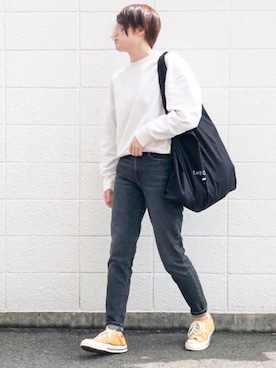 「CONVERSE（コンバース）のConverse 1970s Chuck Taylor All Star Canvas Sneakers（スニーカー）」を使った、reiさん（レディース・164cm）の春コーディネート