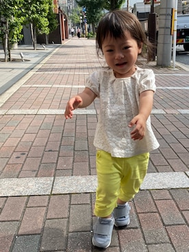 「sense of wonder（センスオブワンダー）のアイテム（トップス）」を使った、kyoto37さん（キッズ・70cm）の夏コーディネート