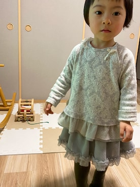 「sense of wonder（センスオブワンダー）のアイテム（トップス）」を使った、kyoto37さん（キッズ・80cm）の冬コーディネート
