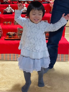 「sense of wonder（センスオブワンダー）のアイテム（トップス）」を使った、kyoto37さん（キッズ・80cm）の春コーディネート