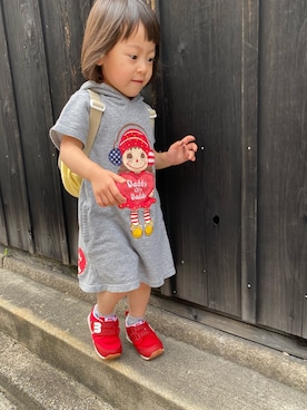 「Daddy Oh Daddy（ダディーオーダディー）のアイテム」を使った、kyoto37さん（キッズ・80cm）の夏コーディネート