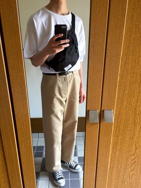 komさん（メンズ・175cm）の夏コーディネート