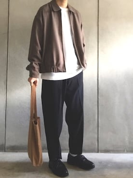 komさん（メンズ・175cm）の秋コーディネート