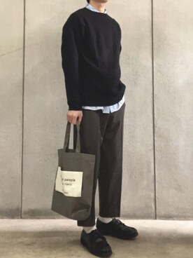 komさん（メンズ・175cm）の秋コーディネート