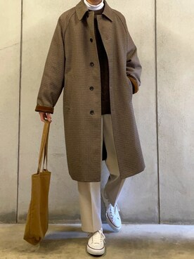 komさん（メンズ・175cm）の冬コーディネート