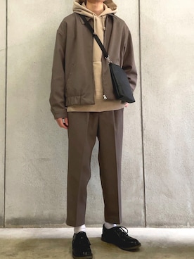 komさん(メンズ・175cm)の冬コーディネート