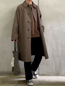 komさん(メンズ・175cm)の冬コーディネート