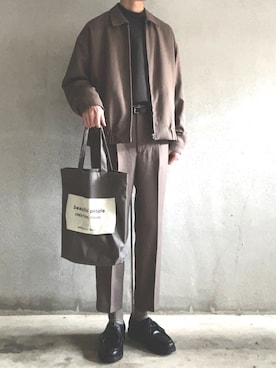 komさん(メンズ・175cm)の冬コーディネート