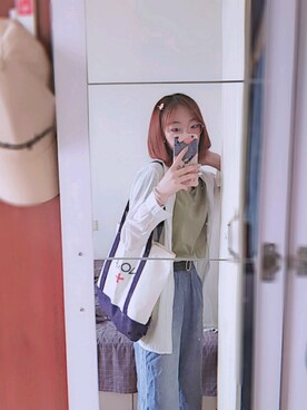 「NOAH（ノア）のアイテム（バッグ）」を使った、果味汁汁さん（レディース・170cm）の夏コーディネート