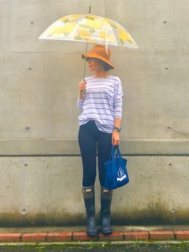 「salus（サルース）のアイテム（トップス）」を使った、あなーにゃさん（レディース・167cm）の夏コーディネート