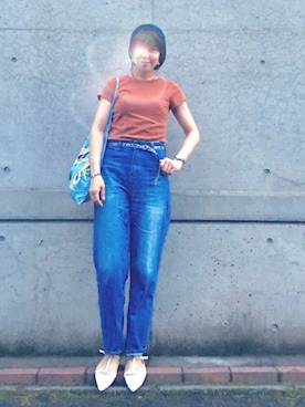 「ベレー帽推奨委員会」｜「アイテム（パンプス）」を使った、あなーにゃさん（レディース・167cm）の夏コーディネート